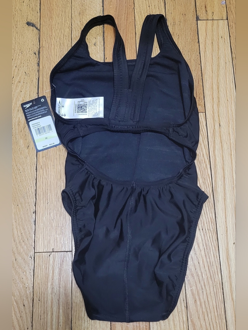 Speedo Black Women's Training One-Piece Swimsuit - Picture 5 of 5